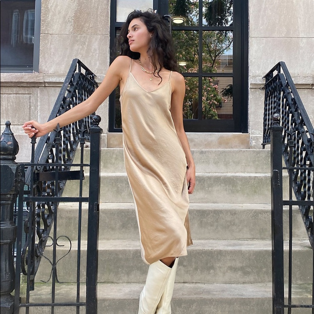 Wilfred midi slip dress